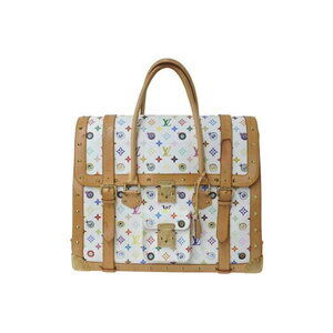 Louis Vuitton Takashi Murakami Sac Giantetic Bag Blanc White Multicolor